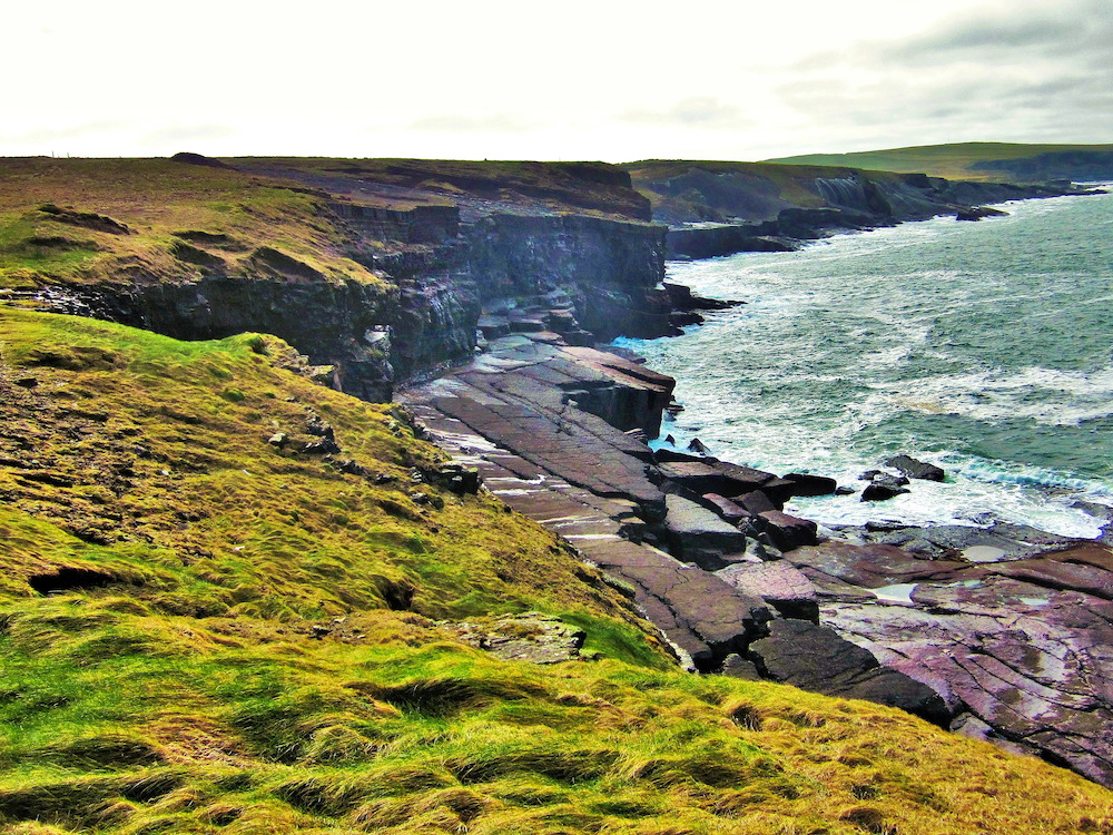 Cliffs in West County Clare Ireland