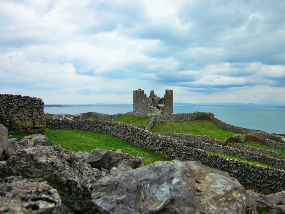 Ruins of a castle on the Aran Islands in Ireland