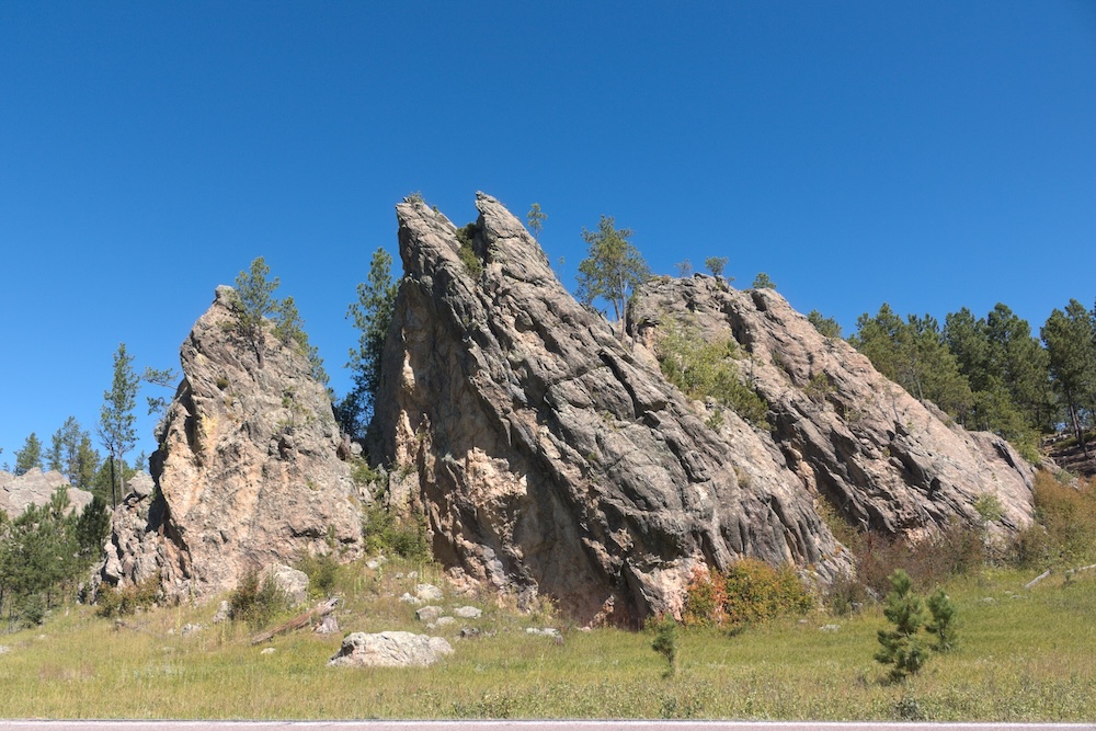 A rock formation at Custer State Park