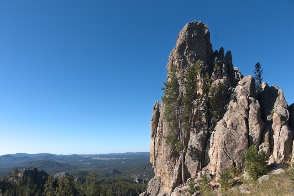 A rock formation at Custer State Park