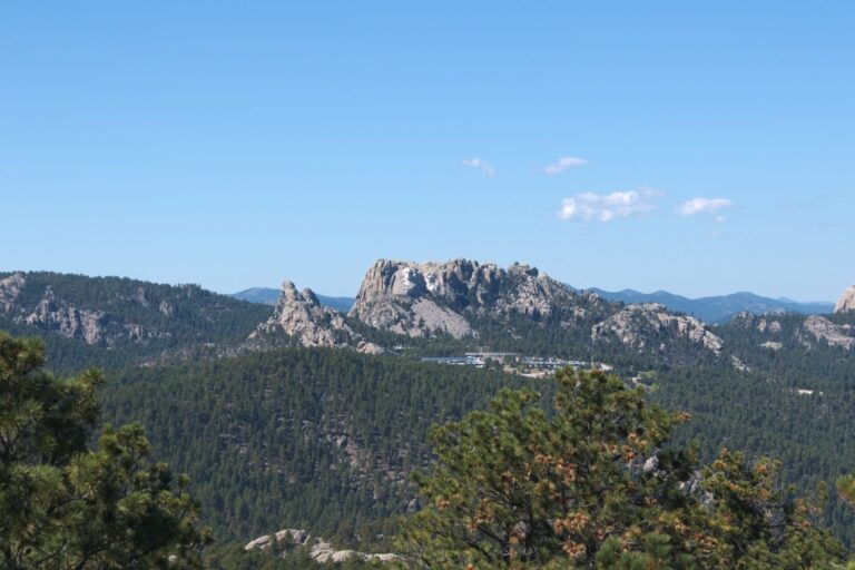 Mount Rushmore as seen from the Peter Norbeck Overlook at Custer State Park