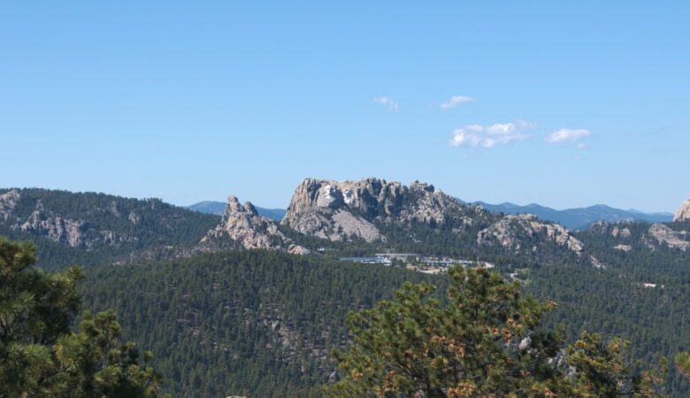 Mount Rushmore as seen from the Peter Norbeck Overlook at Custer State Park
