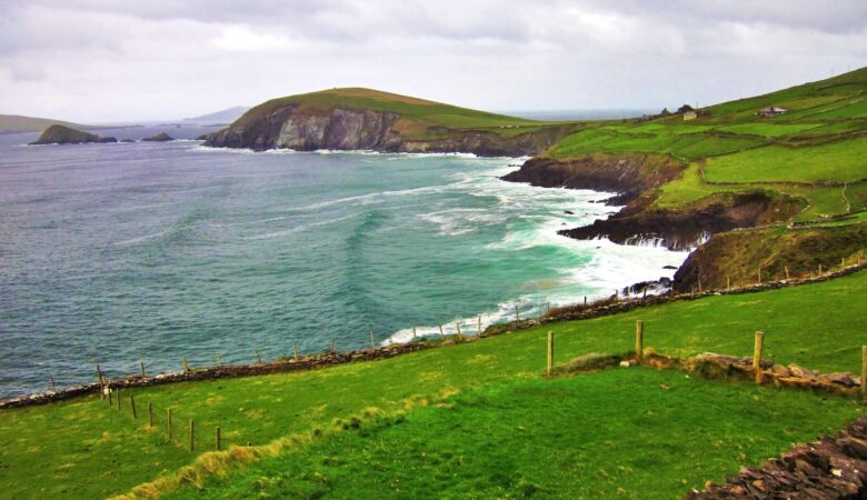 Along the Dingle Peninsula in Ireland