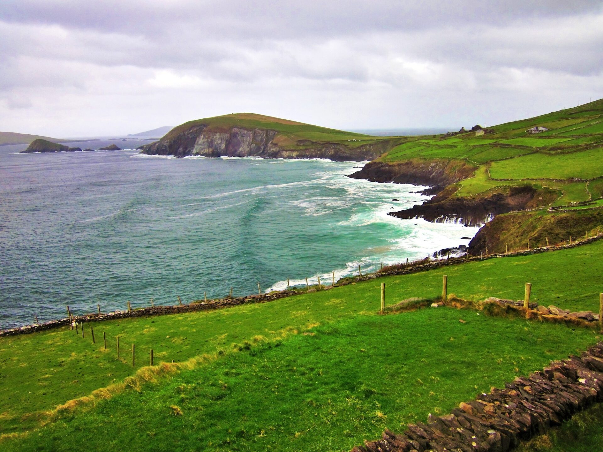 Along the Dingle Peninsula in Ireland