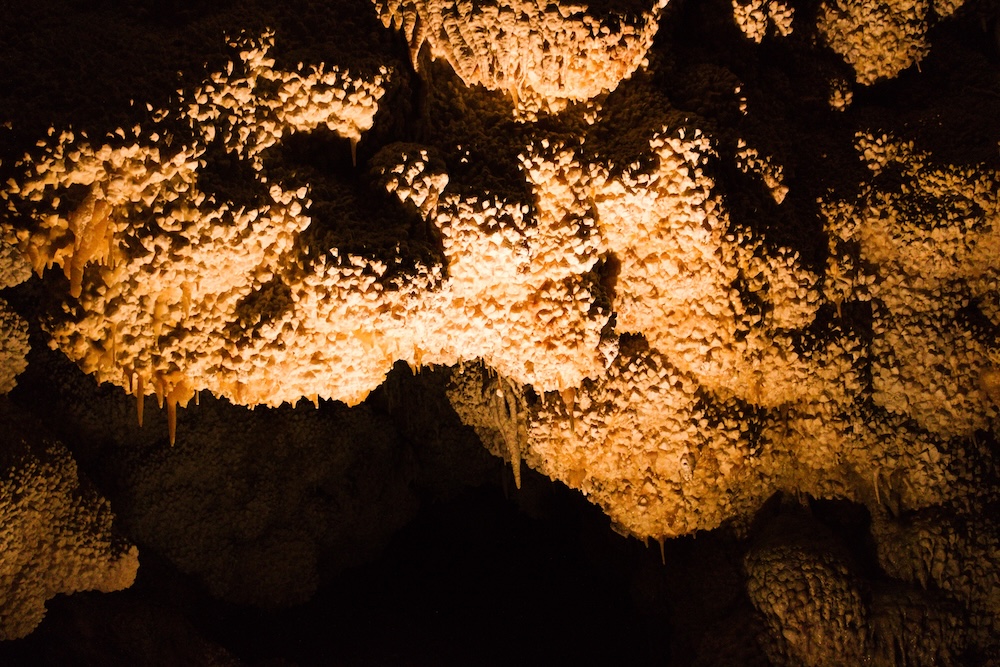 Cave popcorn at Jewel Cave