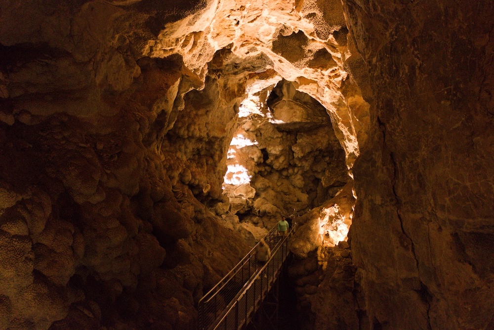 A large tunnel at Jewel Cave