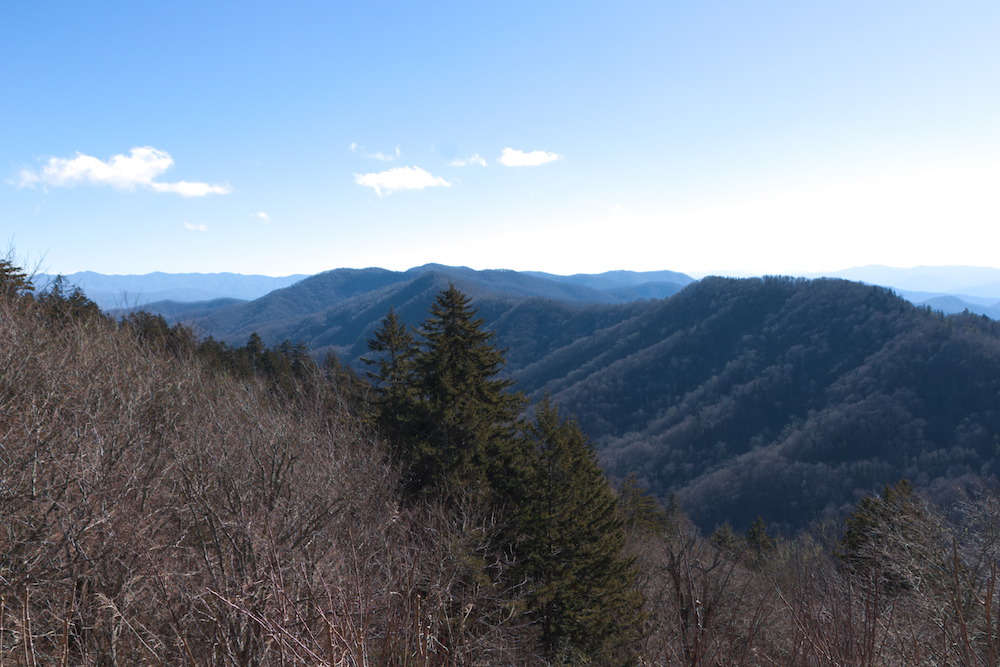 Newfound Gap at Great Smoky Mountains National Park