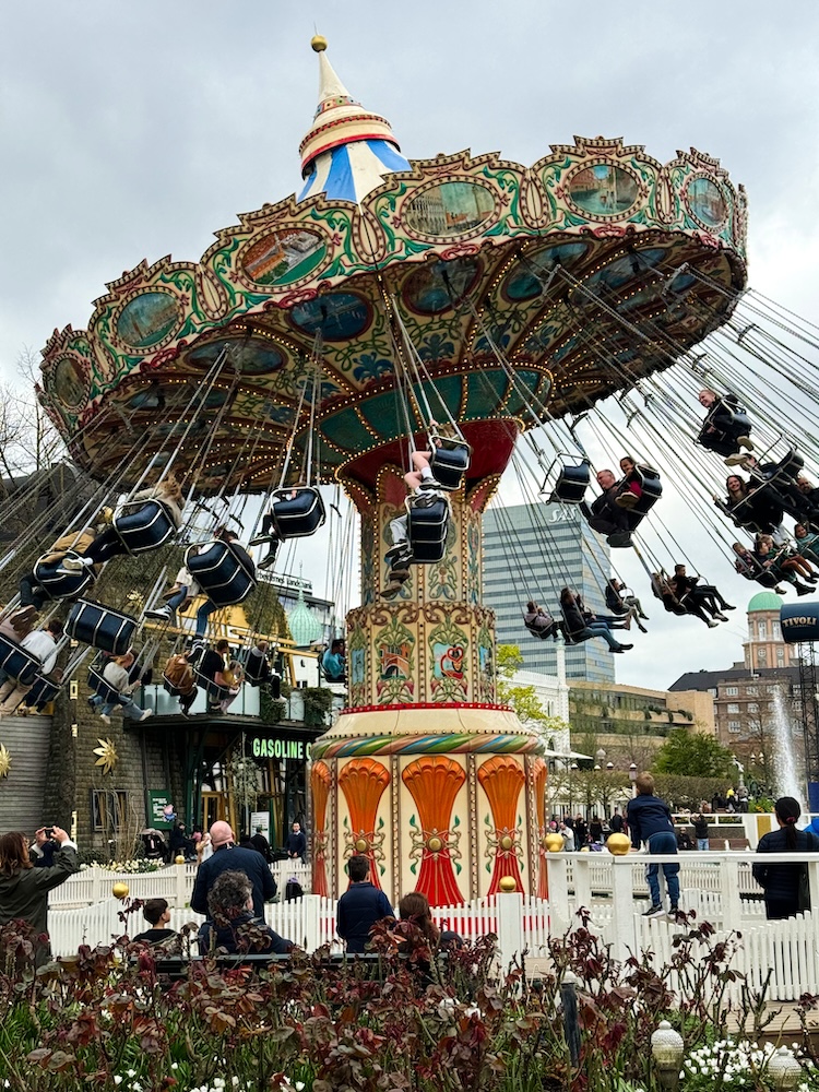 A swing ride at Tivoli Gardens