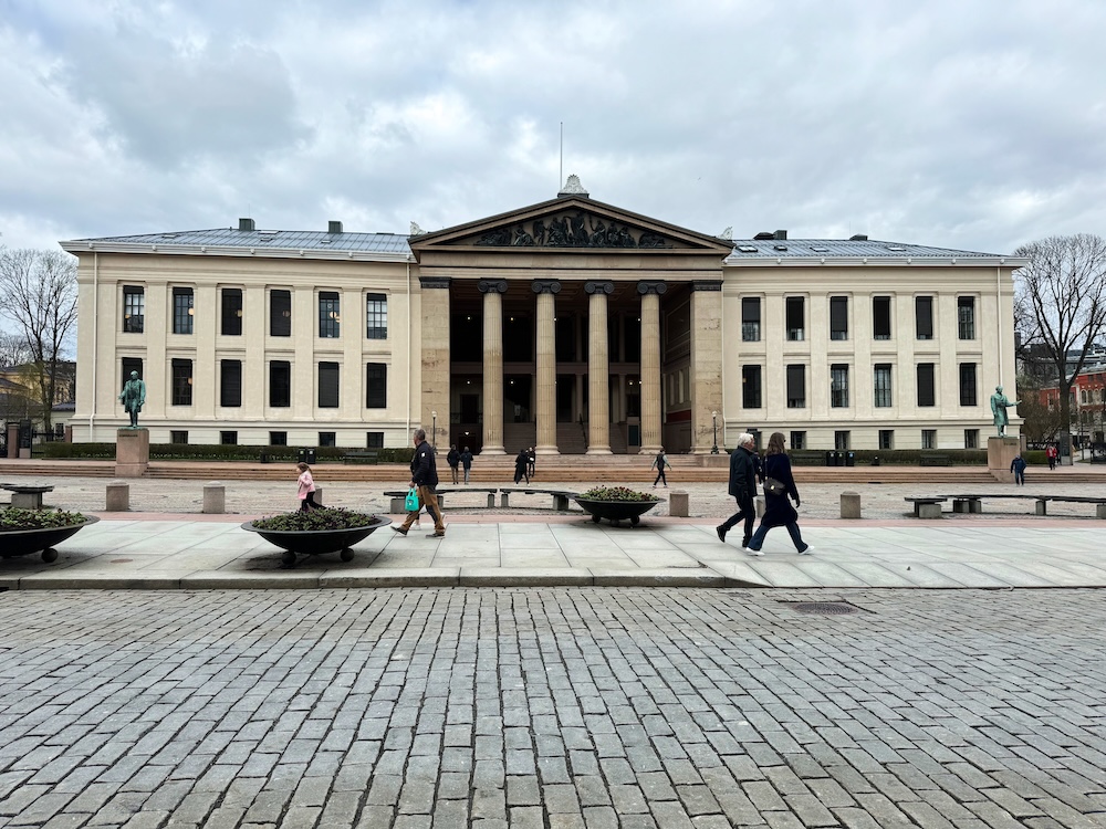 Exterior of the National Gallery in Oslo