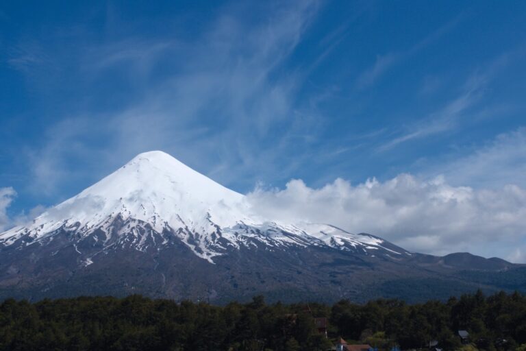 Osorno Volcano seen from Lake Todos Los Santos