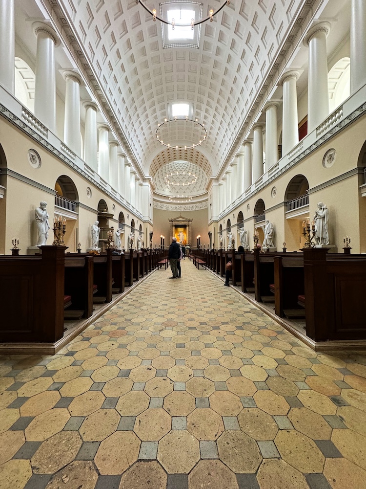 Inside of the Church of Our Lady