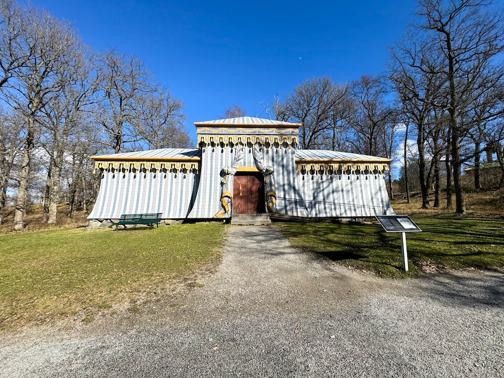 Tent at Drottningholm Slott