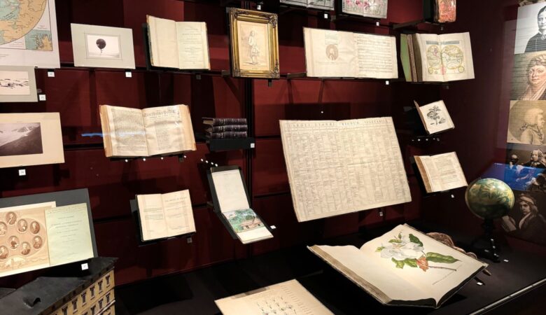 Display at the Uppsala Library Museum