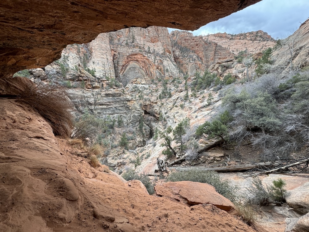 Canyon Overlook Trail at Zion National Park