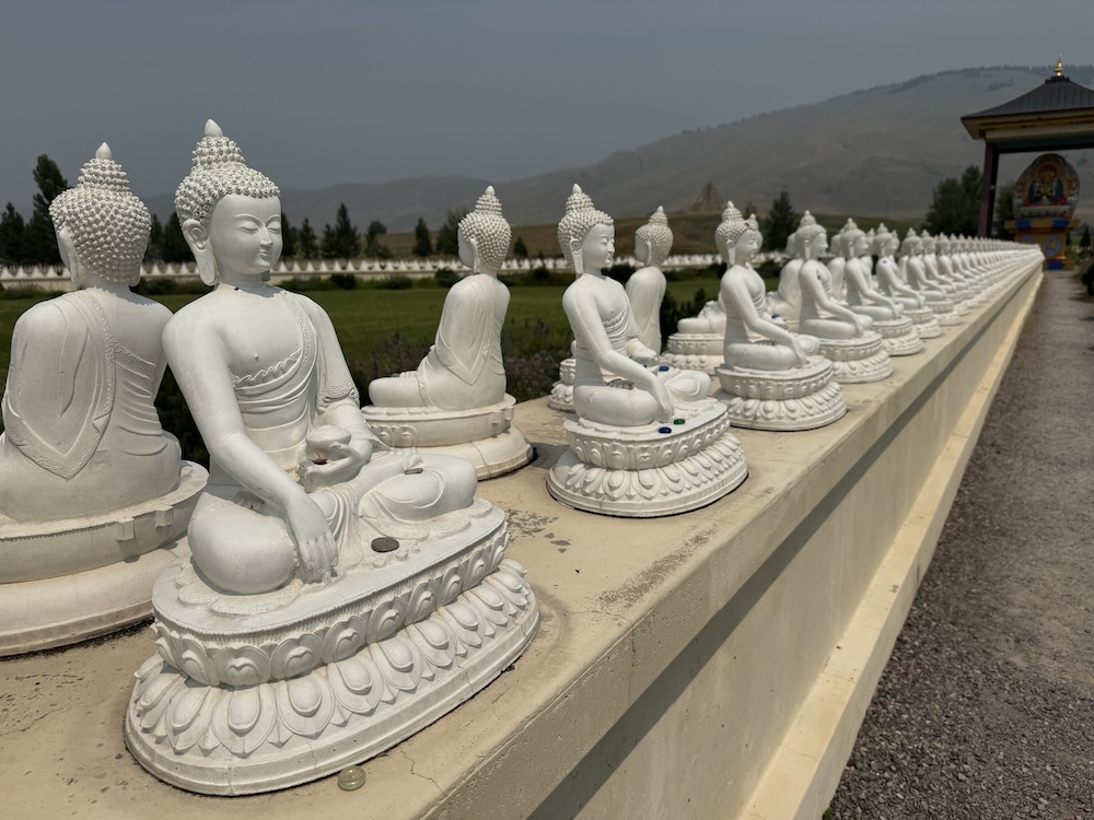 Buddhas at Garden of 1000 Buddhas in Montana