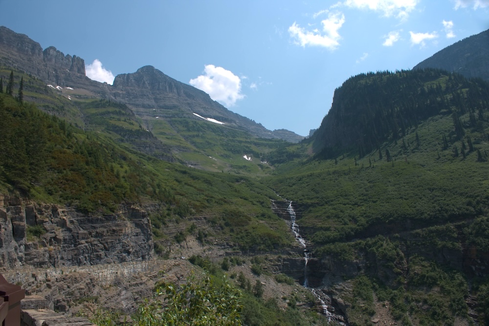 Bird Woman Falls at Glacier National Park