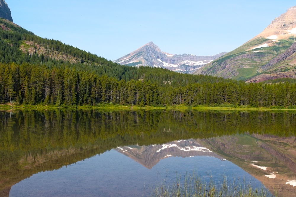 Mountain Views from Many Glacier