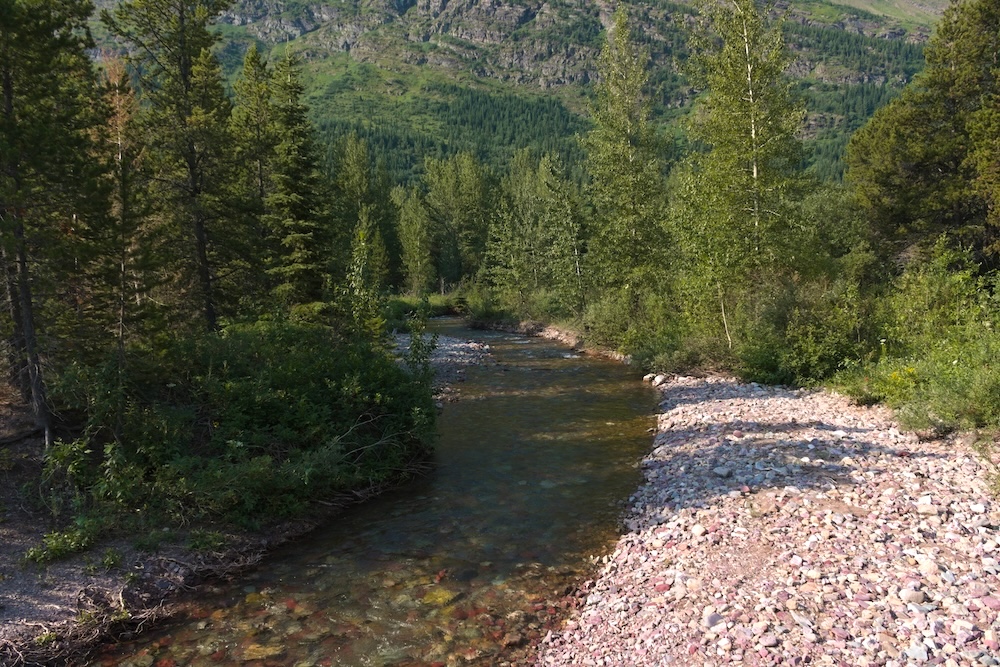 Hiking trail to Fishercap Lake