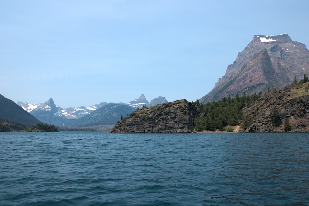 Going to the Sun Mountain as seen from St. Mary Lake