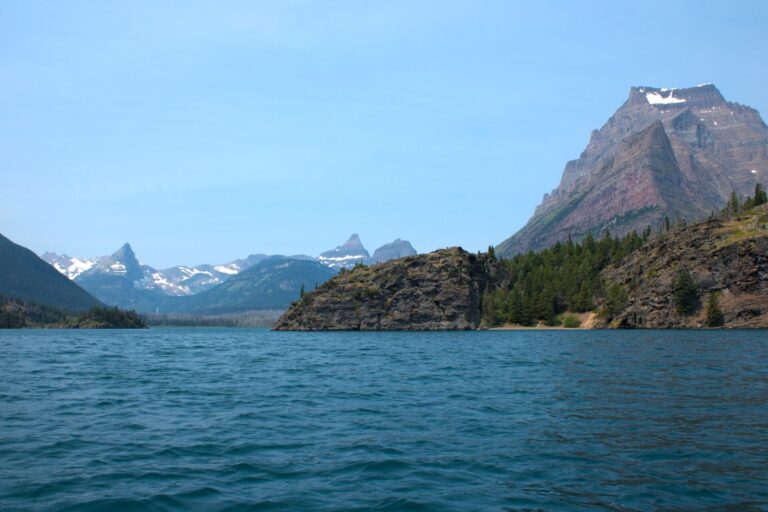 Going to the Sun Mountain as seen from St. Mary Lake