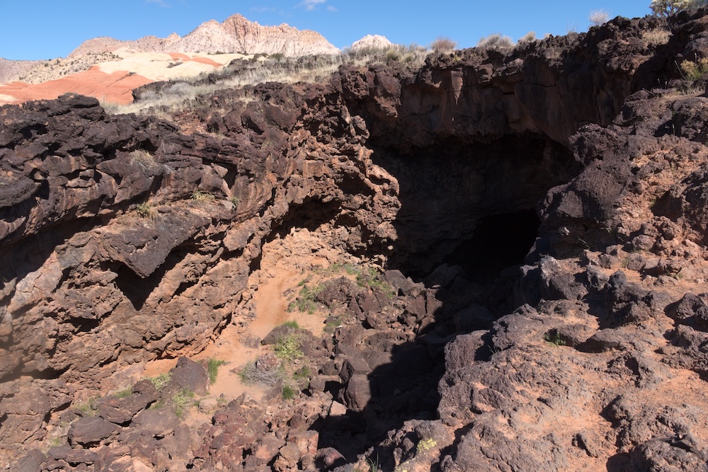 Lava Tube at Snow Canyon State Park