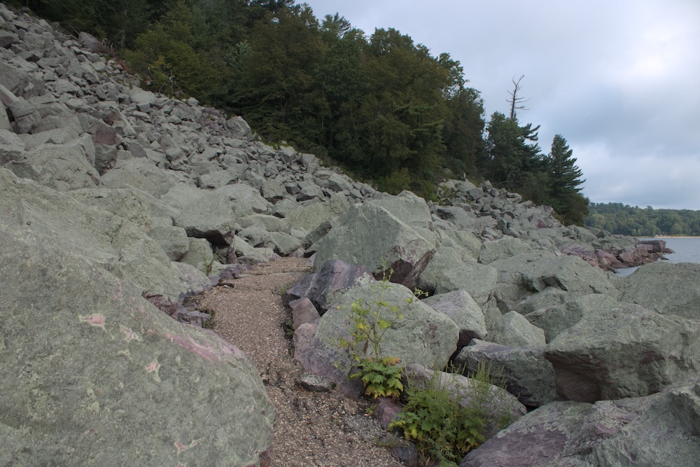 Tumbled Rocks Trail at Devil's Lake State Park