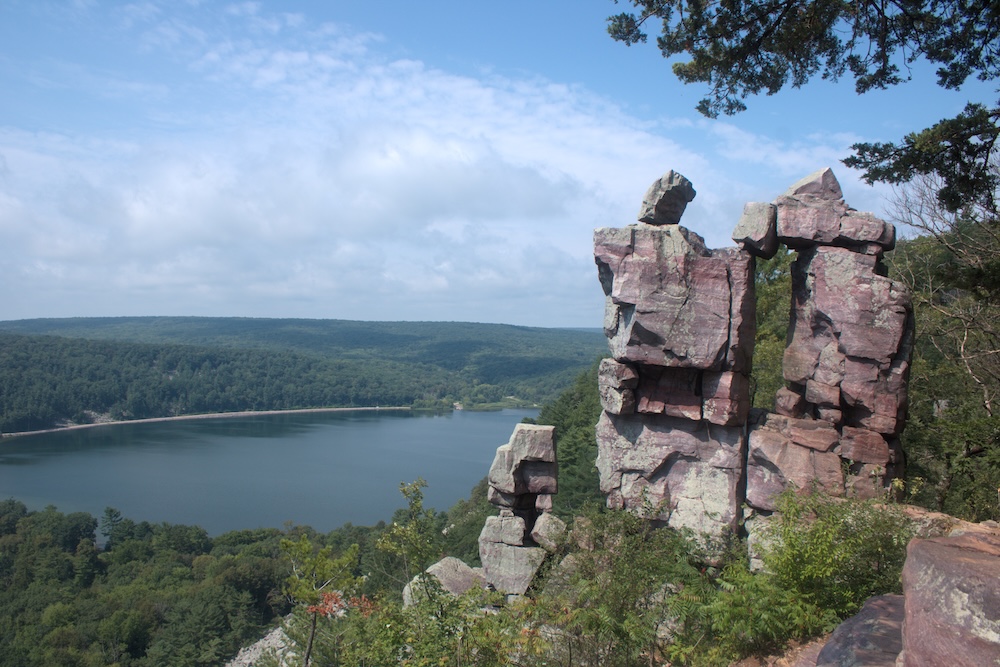 Devil's Doorway at Devil's Lake State Park