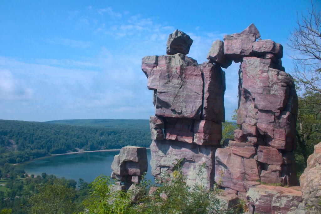 Devil's Doorway at Devil's Lake State Park