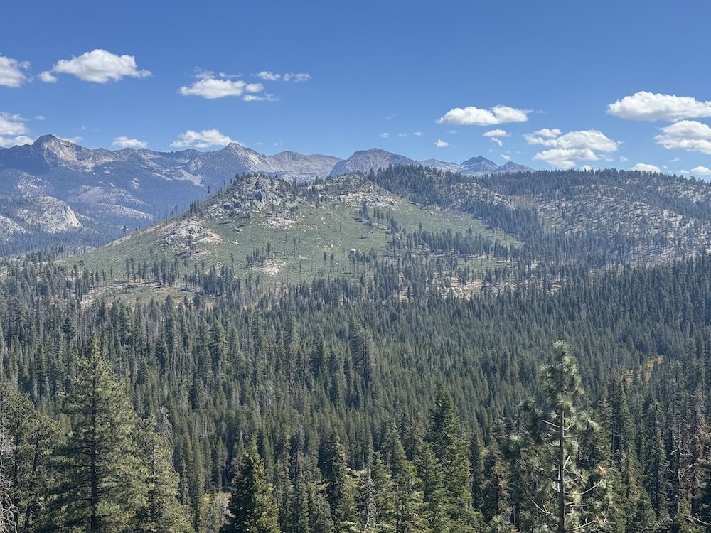 Views from Glacier Point Road at Yosemite National Park