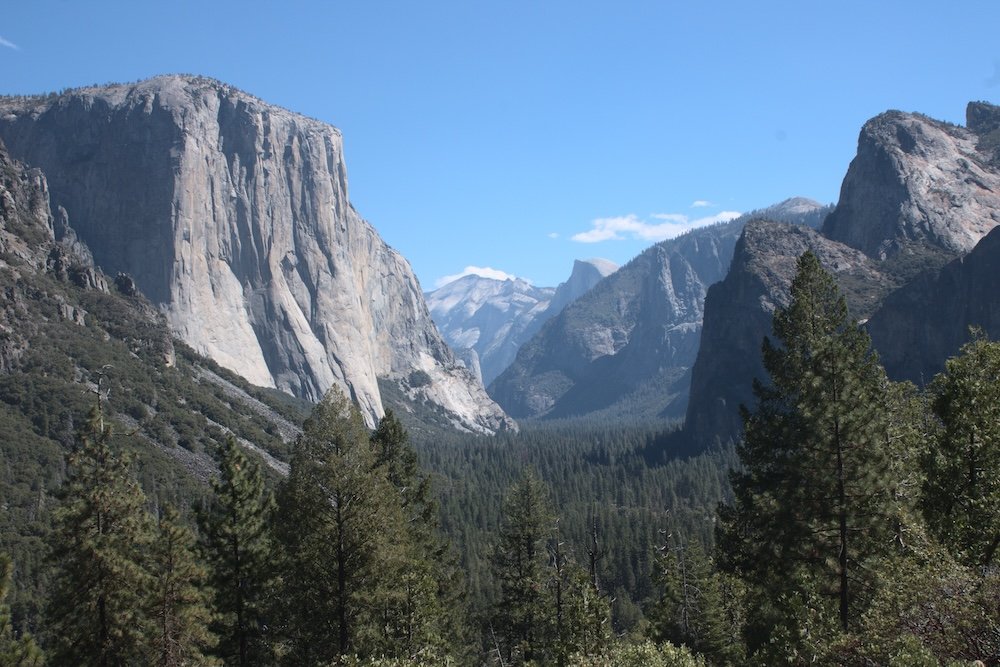 Tunnel View at Yosemite National Park