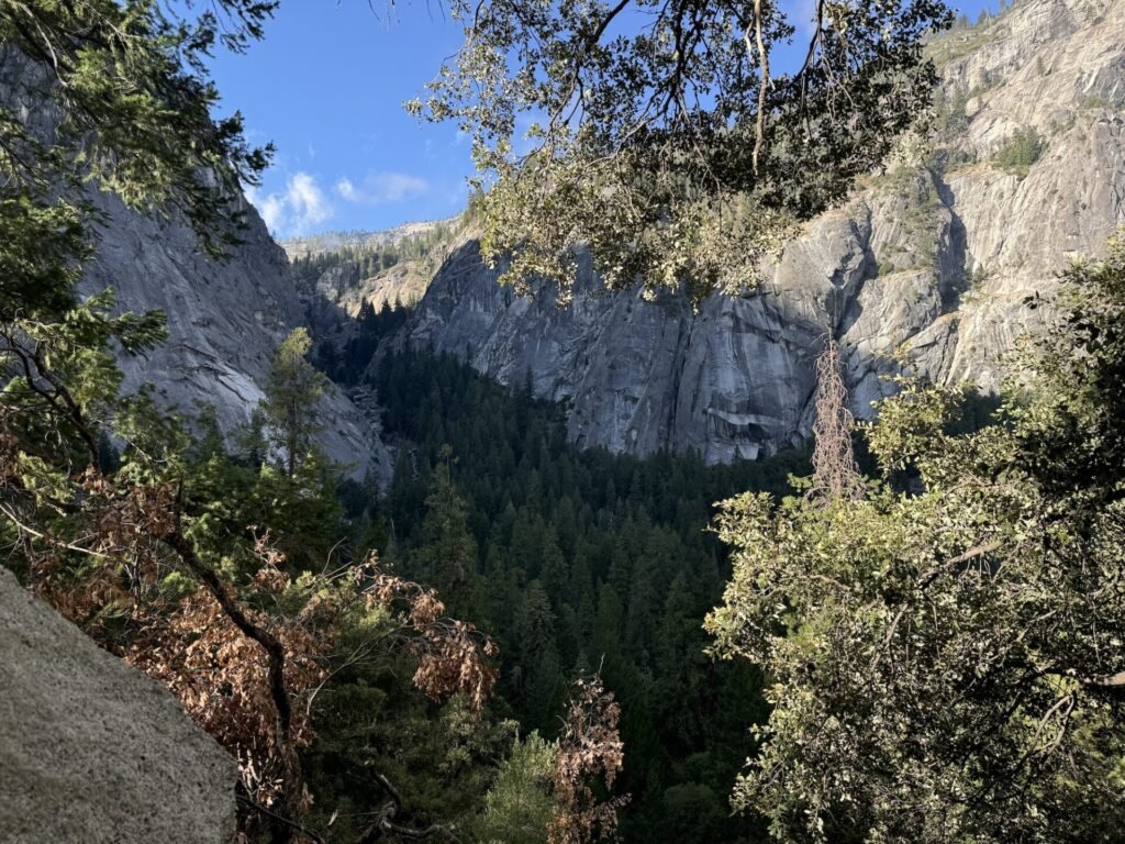 Trail to Vernal Falls at Yosemite National Park