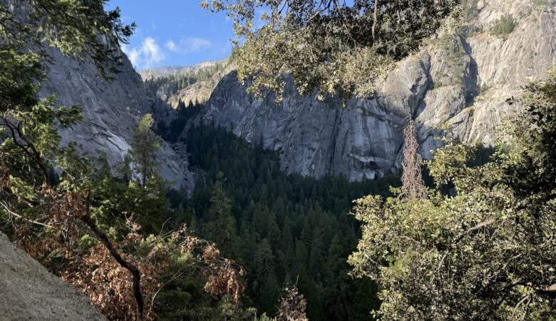 Trail to Vernal Falls at Yosemite National Park