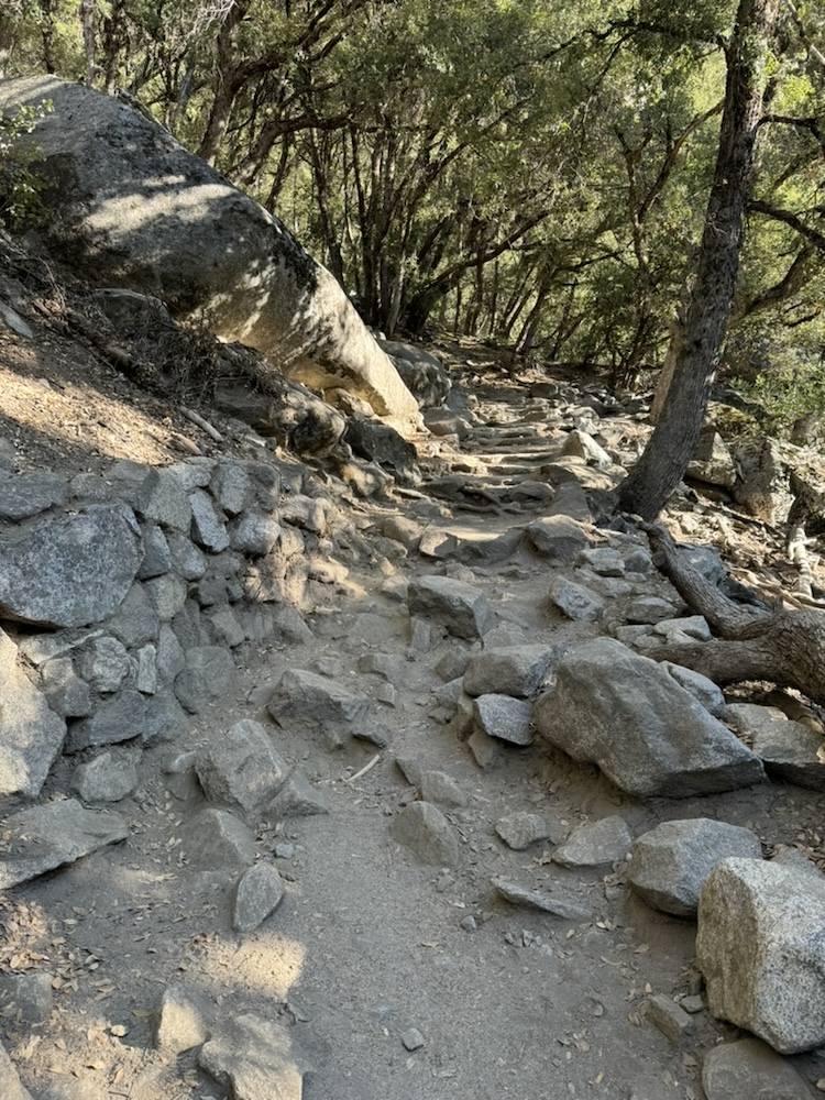 On the trail to Columbia Rock