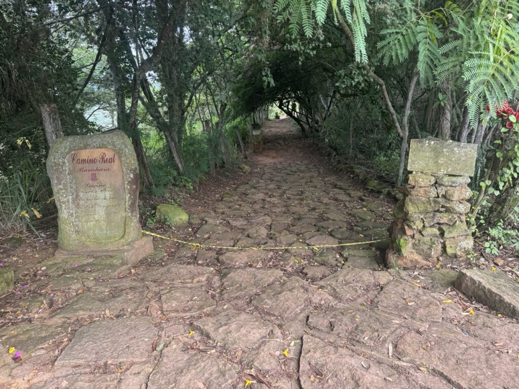 Start of Camino Real in Barichara