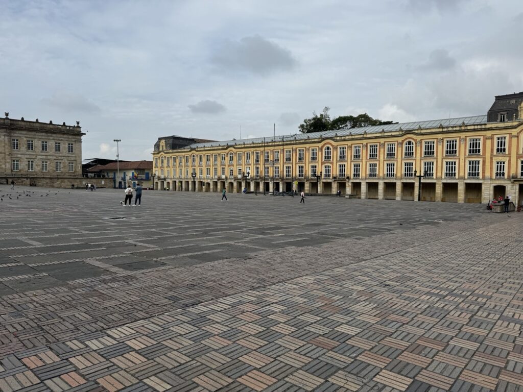 Plaza de Bolivar in Bogota, Colombia