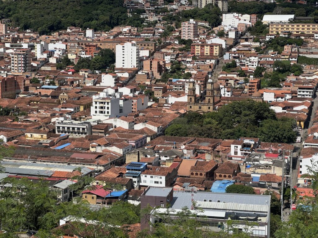 View of San Gil, Colombia