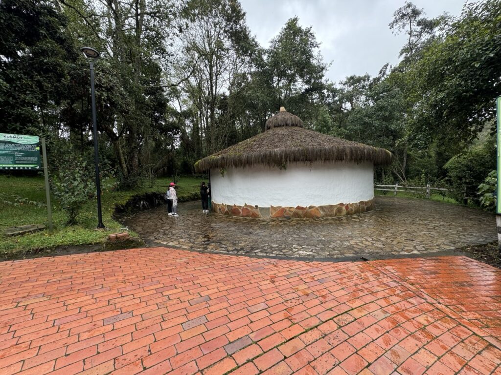 Traditional building at Guatavita Ecological Park