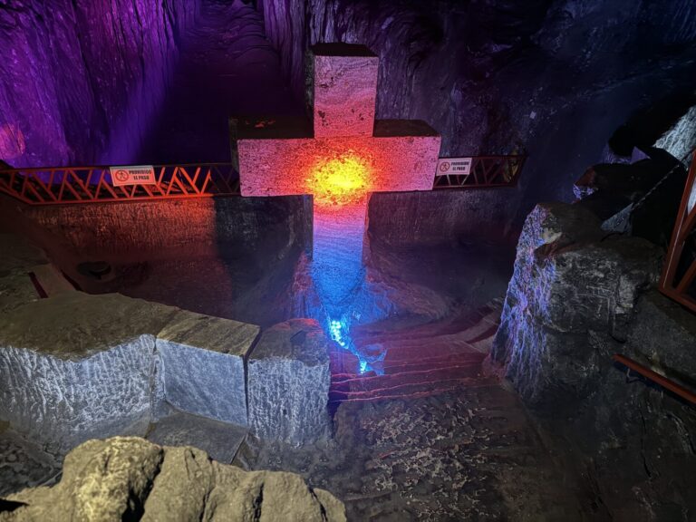 Inside the Zipaquira Salt Cathedral