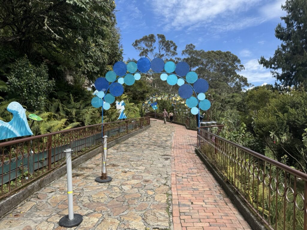 Pathway through the gardens at Monseratte