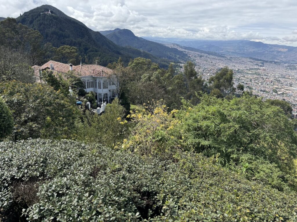 View of the Mansion from the top of Monseratte