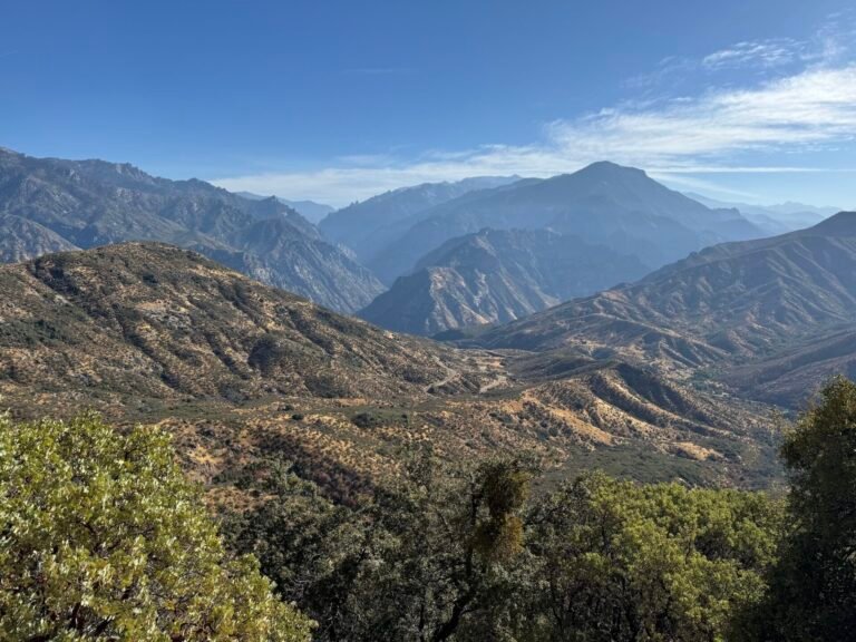 Views from Kings Canyon National Park