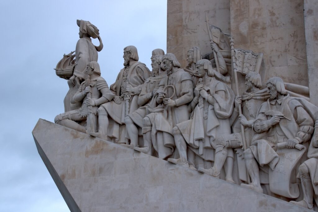 Monument to the Discoveries in Belem in Lisbon