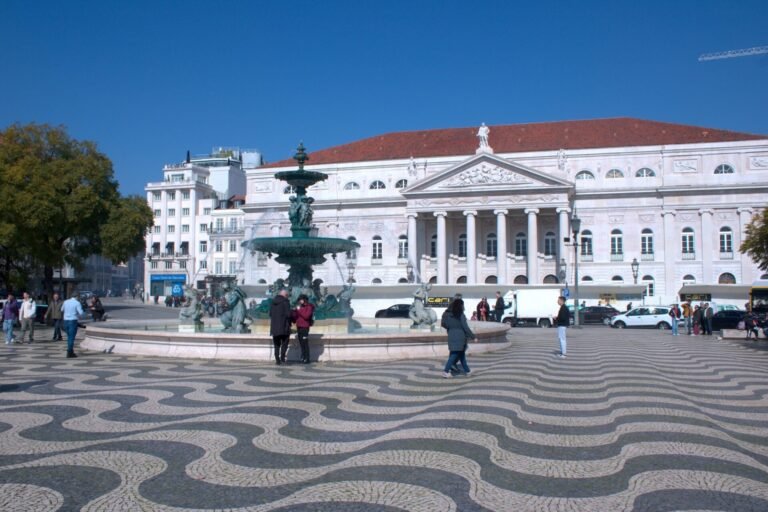A square in Lisbon, Portugal