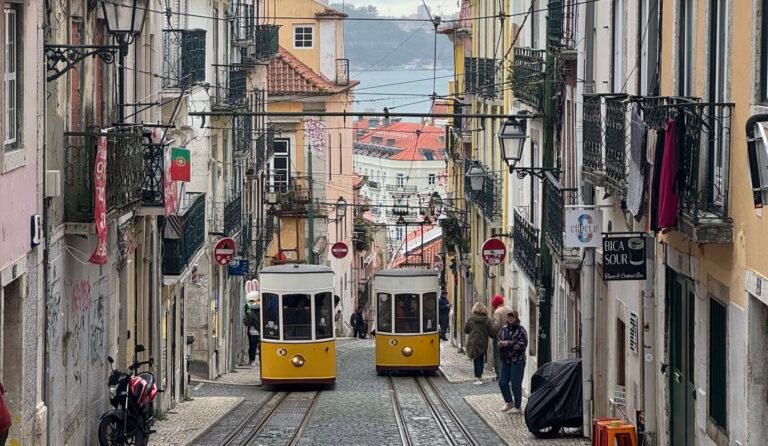 Trams in Lisbon