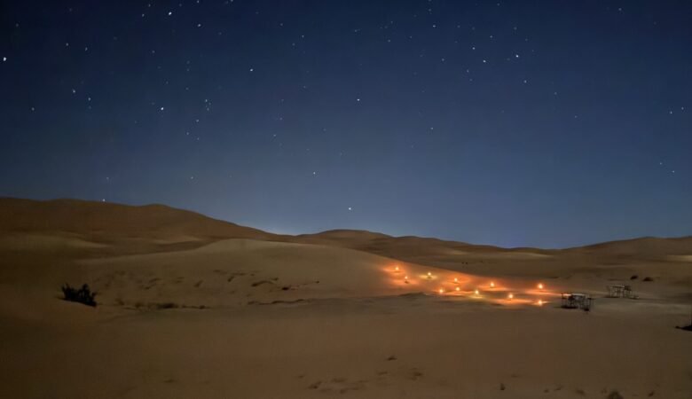 Night in the Sahara Desert
