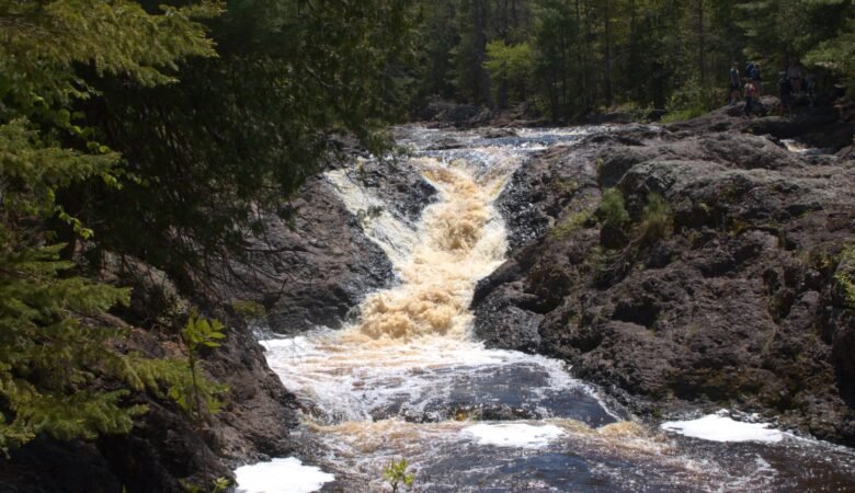 Waterfall at Amnicon Falls State Park