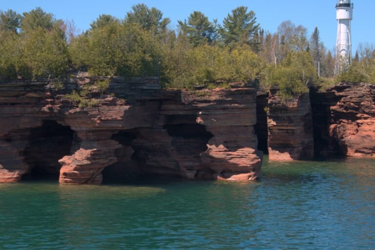 Sea Caves on Devil's Island at Apostle Islands National Lakeshore