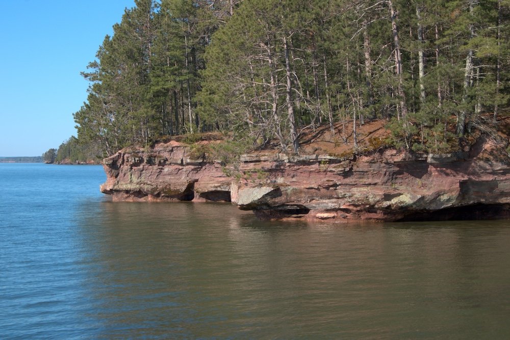 Lake Superior at the end of the Houghton Falls Trail