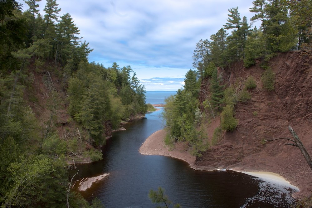 River near Superior Falls