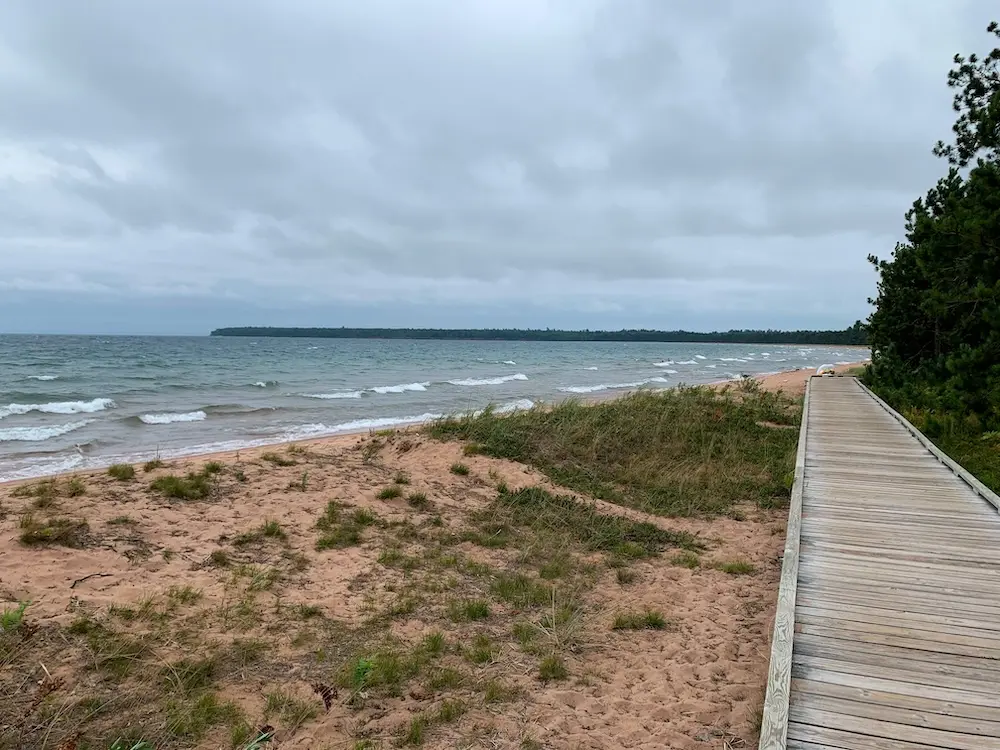 Beach on Madeline Island